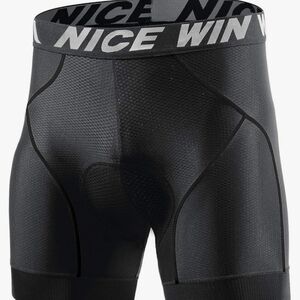 Bike Shorts Men's XXL Black Padded 4D Cycle Bicycle Underwear Workout Sport New